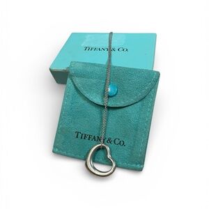Tiffany & Co. Elsa Peretti Open Heart Necklace – Sterling Silver